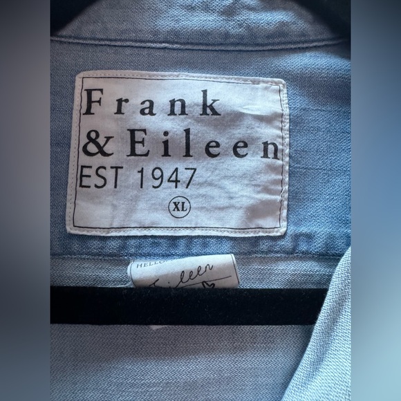 Frank & Eileen, Eileen lightweight denim button down, size XL - Picture 4 of 5